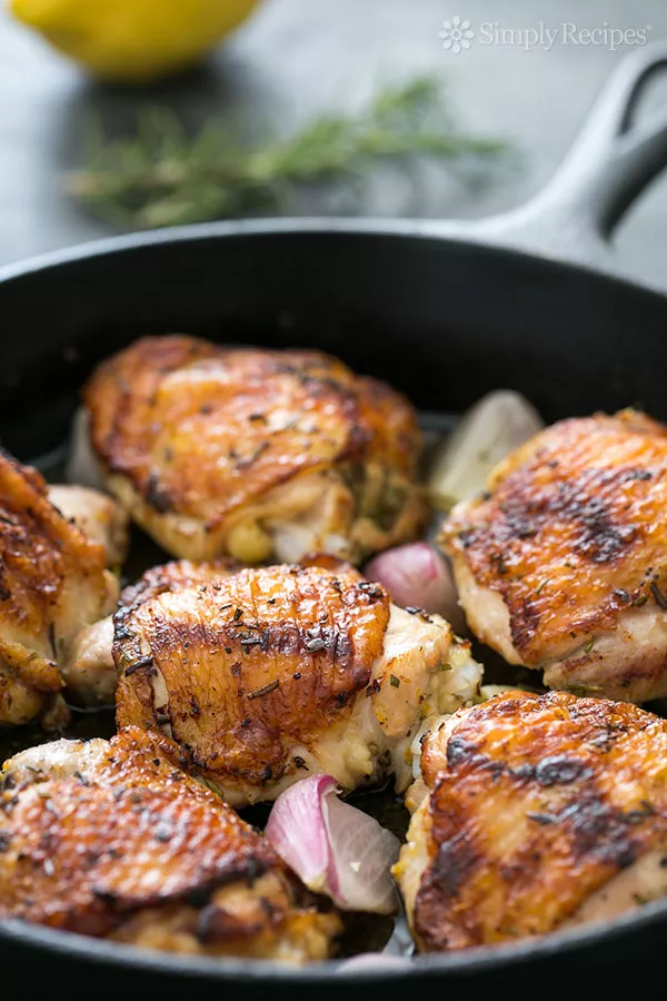 Skillet Lemon Rosemary Chicken