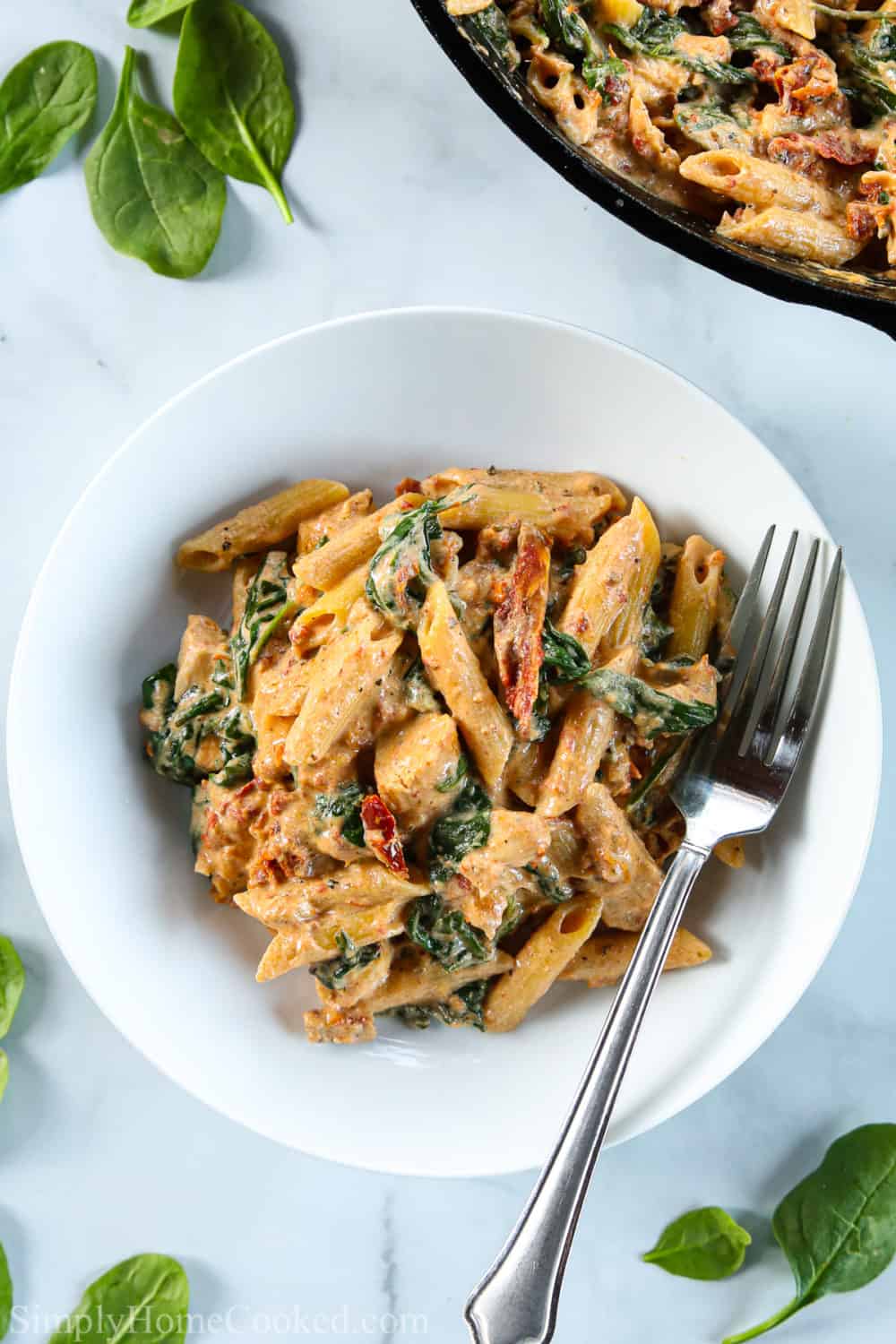 Creamy Tuscan Chicken Pasta 